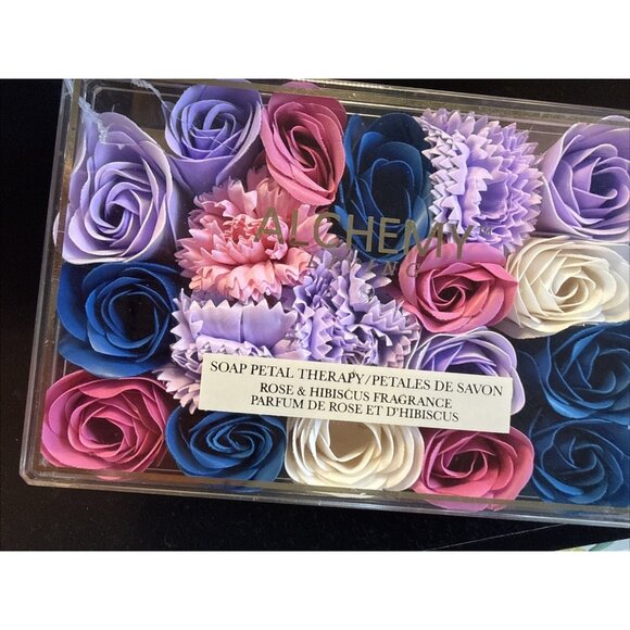 NEW Alchemy Soap Petal Therapy Bath Flower Rose Hibiscus - Picture 7 of 7